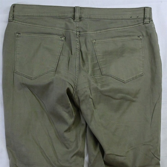 J.CREW 28 Skinny Olive Green Brushed Stretch Denim Jeans - Picture 6 of 7